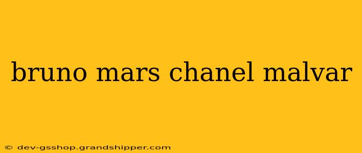 bruno mars chanel malvar