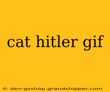 cat hitler gif