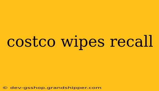 costco wipes recall