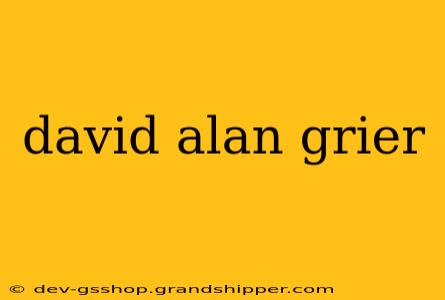 david alan grier