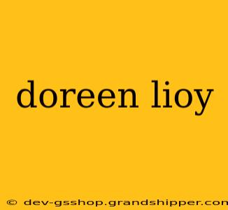 doreen lioy