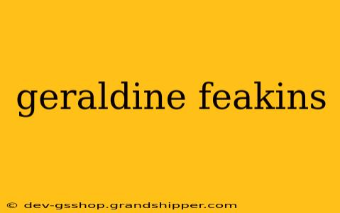 geraldine feakins