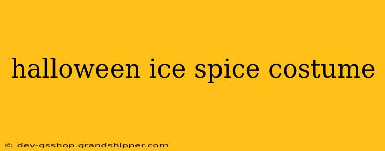 halloween ice spice costume