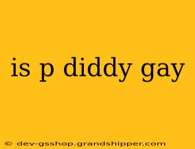 is p diddy gay