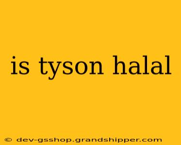 is tyson halal