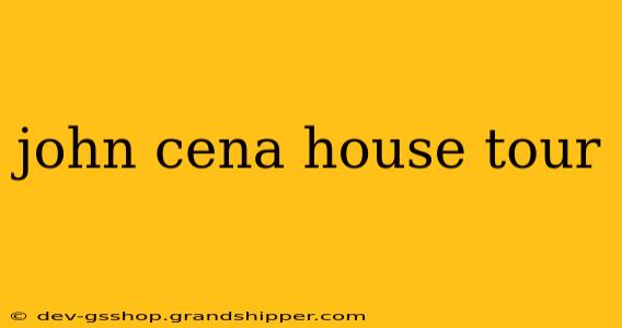 john cena house tour