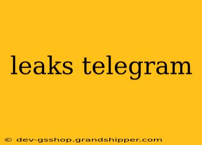 leaks telegram