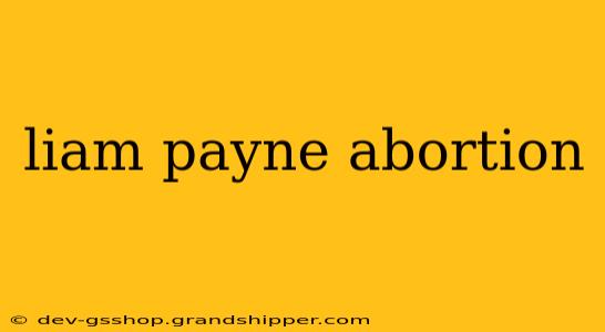 liam payne abortion