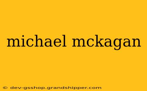 michael mckagan