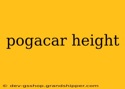 pogacar height