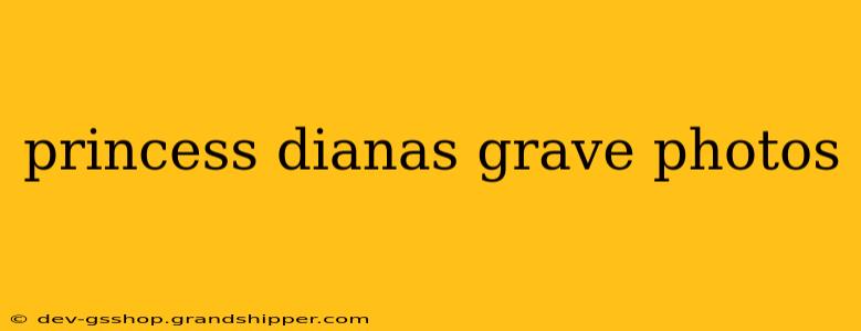 princess dianas grave photos