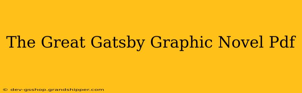 The Great Gatsby Graphic Novel Pdf