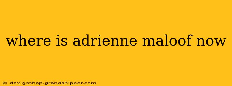 where is adrienne maloof now